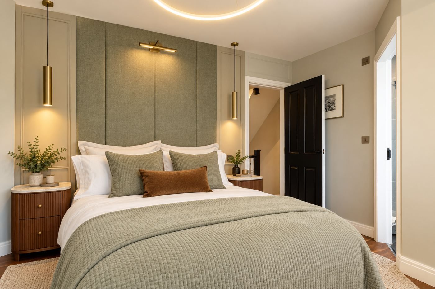 Bedroom and Headboard Wall