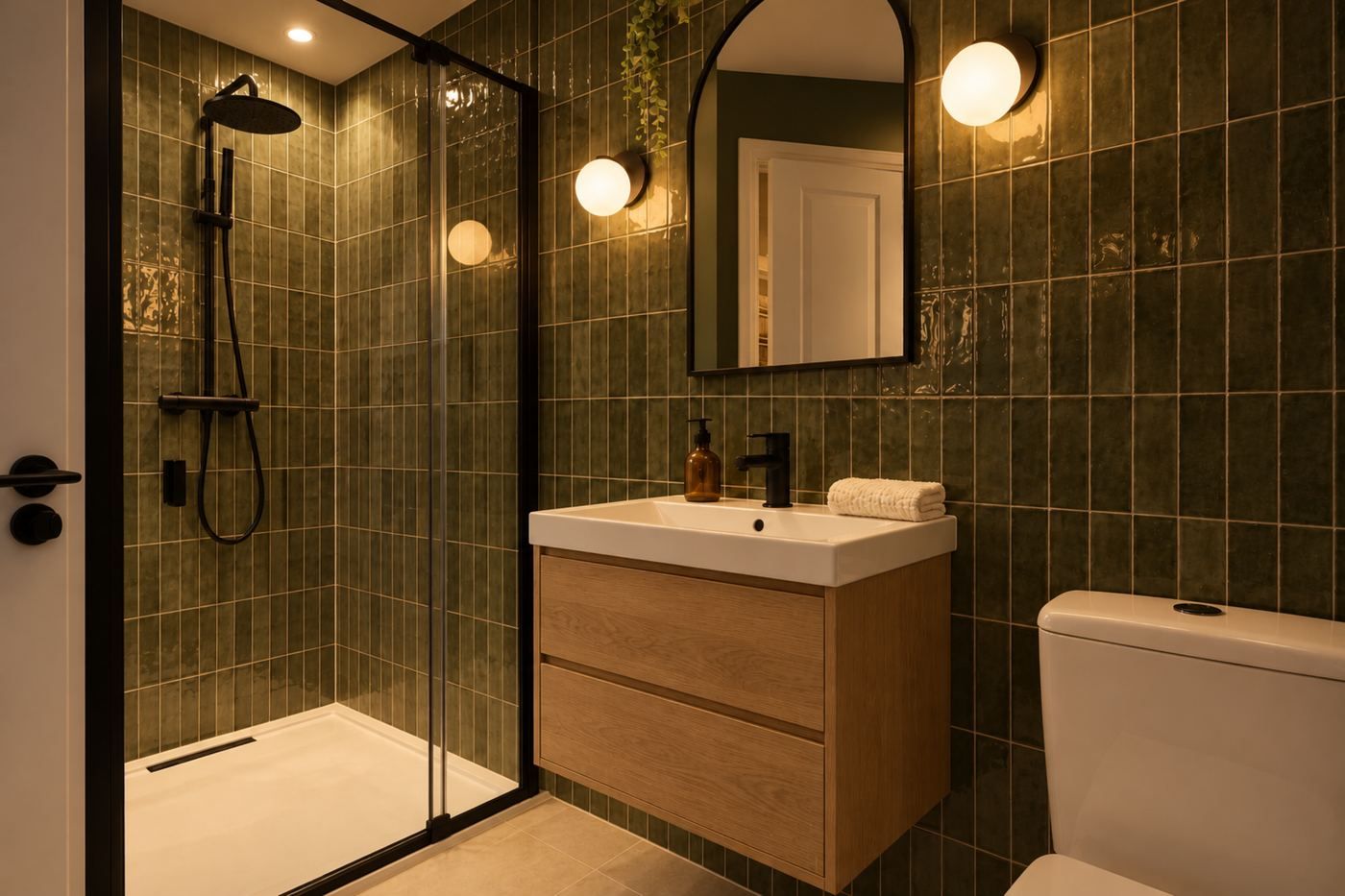 Shower Room, evening
