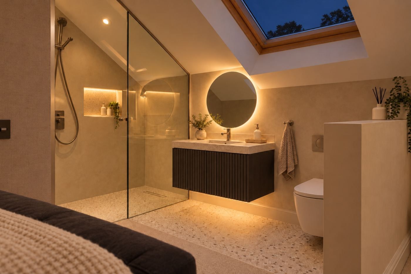 Loft En-suite, evening
