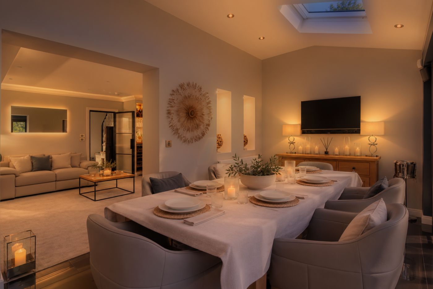 Dining Room and Bi-folds, evening